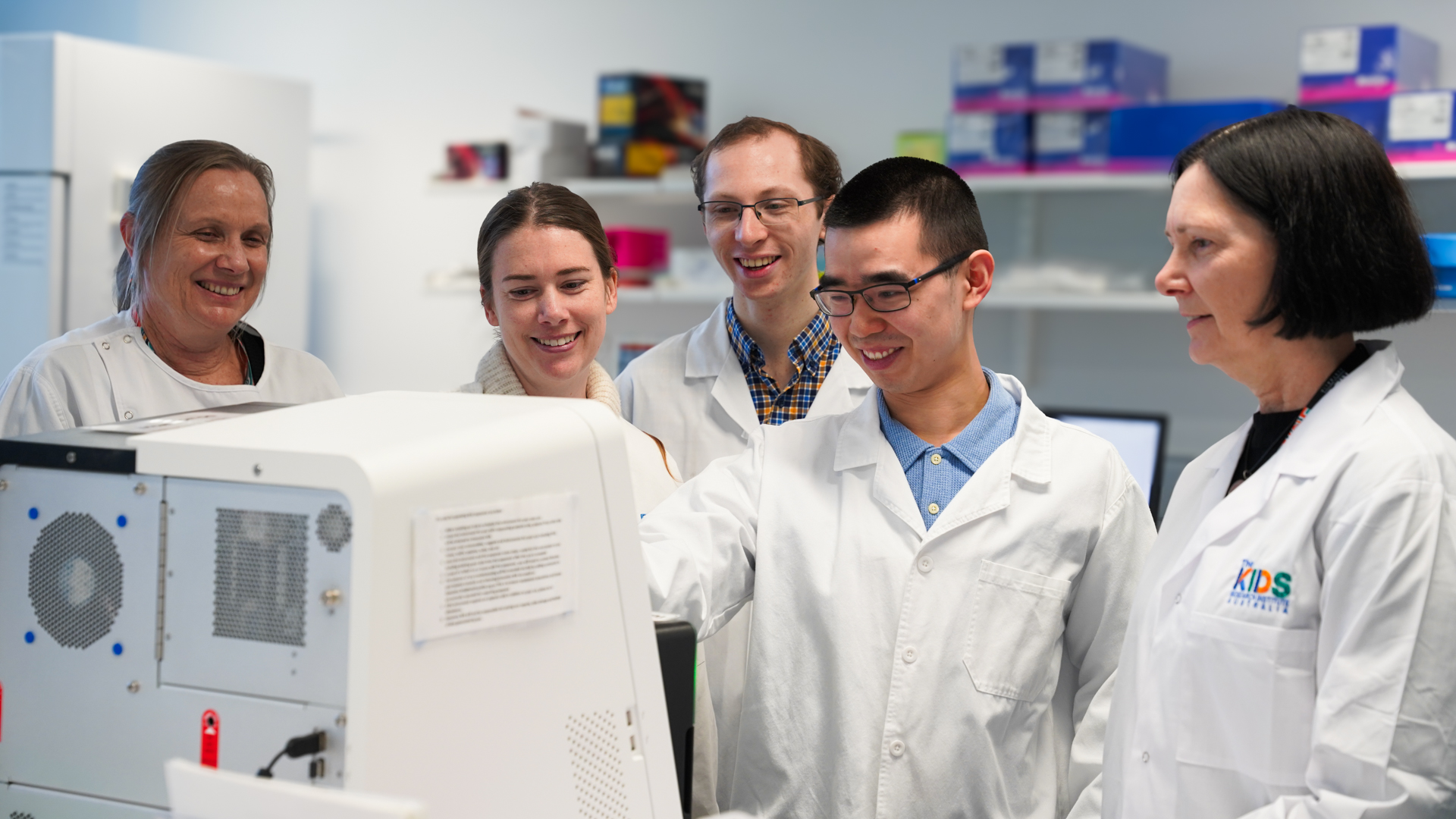Dr Vanessa Fear and team at The Kids Research Institute Australia