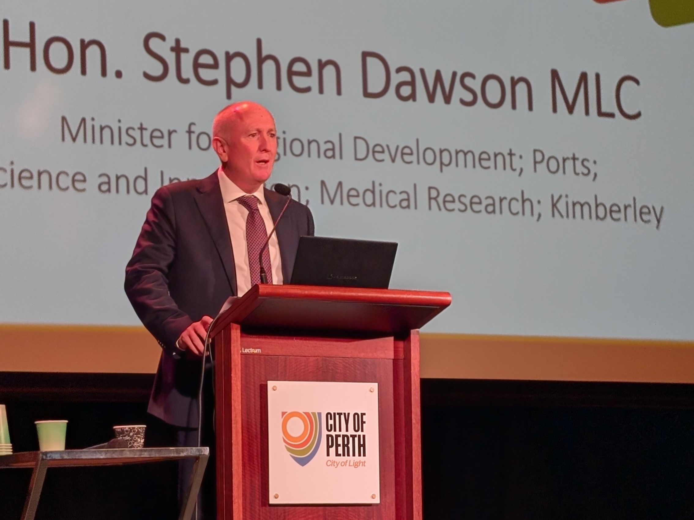 Minister Dawson at the June 2026 FHRI Open Day