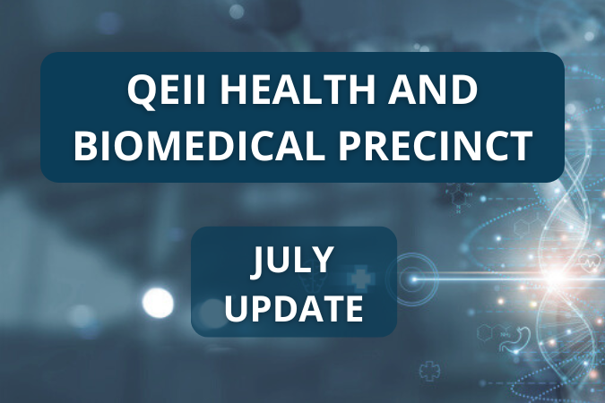 QEII Health and Biomedical Precinct July update graphic